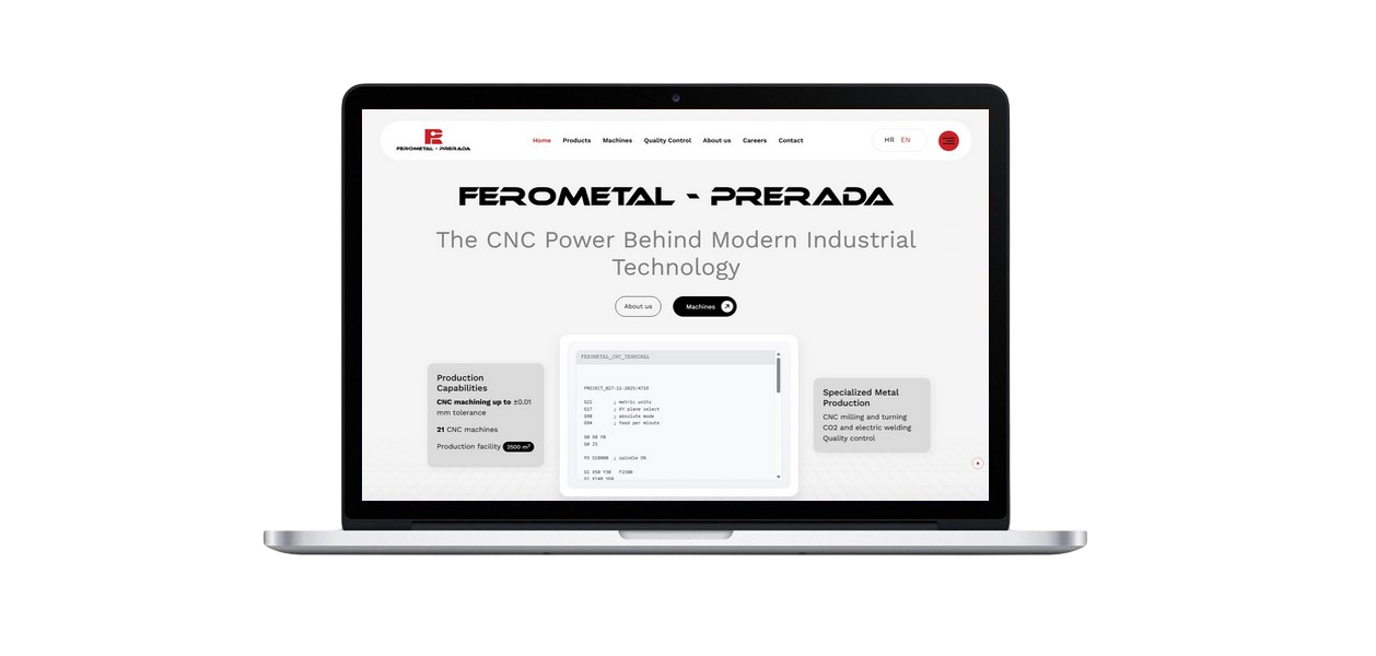 Ferometal - prerada - web projekt