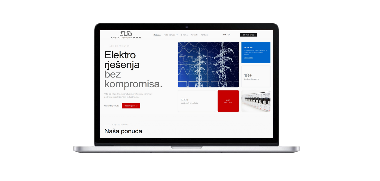 Kastav Grupa - web projekt